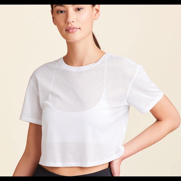 ALALA Tie back crop tee. - Picture 1 of 4